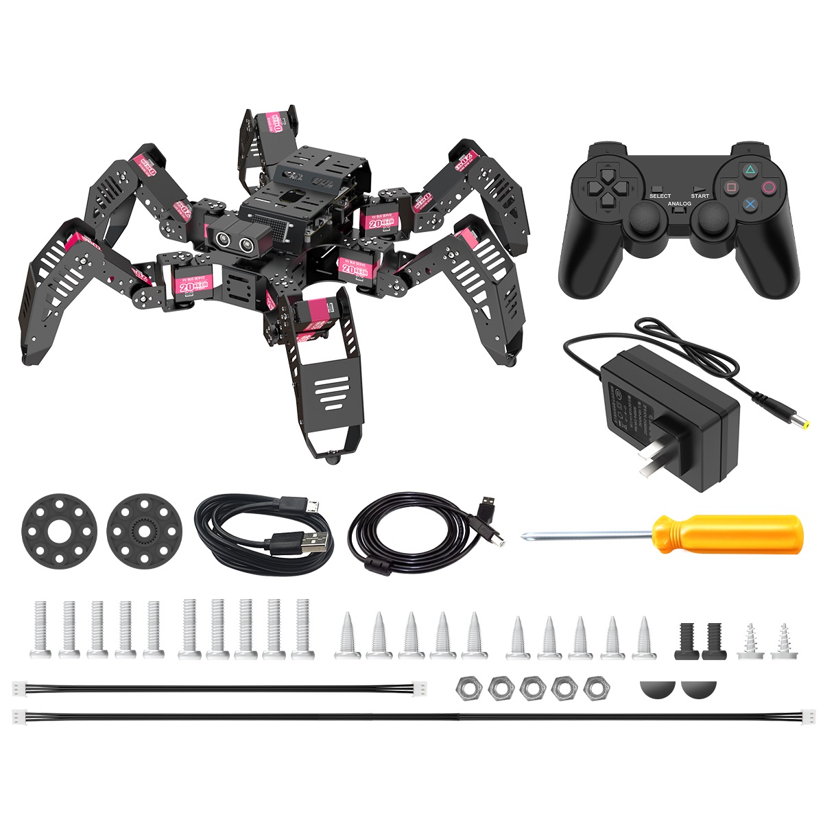 Robotics Kit - Hiwonder Spiderbot Programowalny Zdalnie Sterowany Hexapod