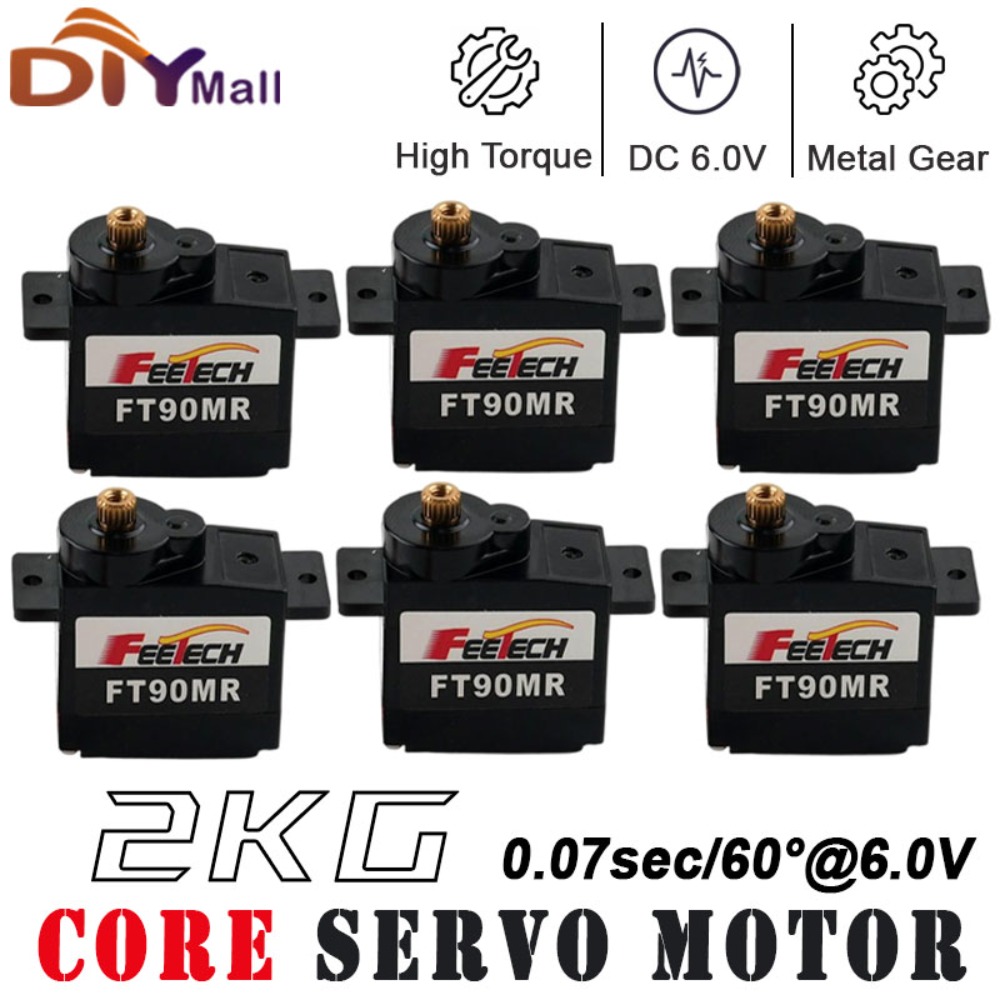 Micro Servo - 1/2/4 SZT. Feetech FT90M Cyfrowe Mikro