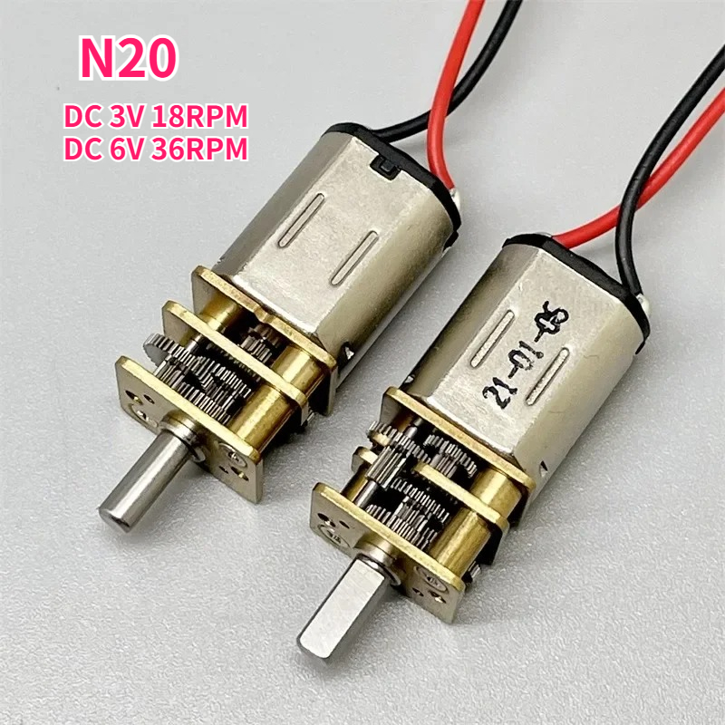 Dc Motor - Silnik przekładniowy N20 DC 3V 18