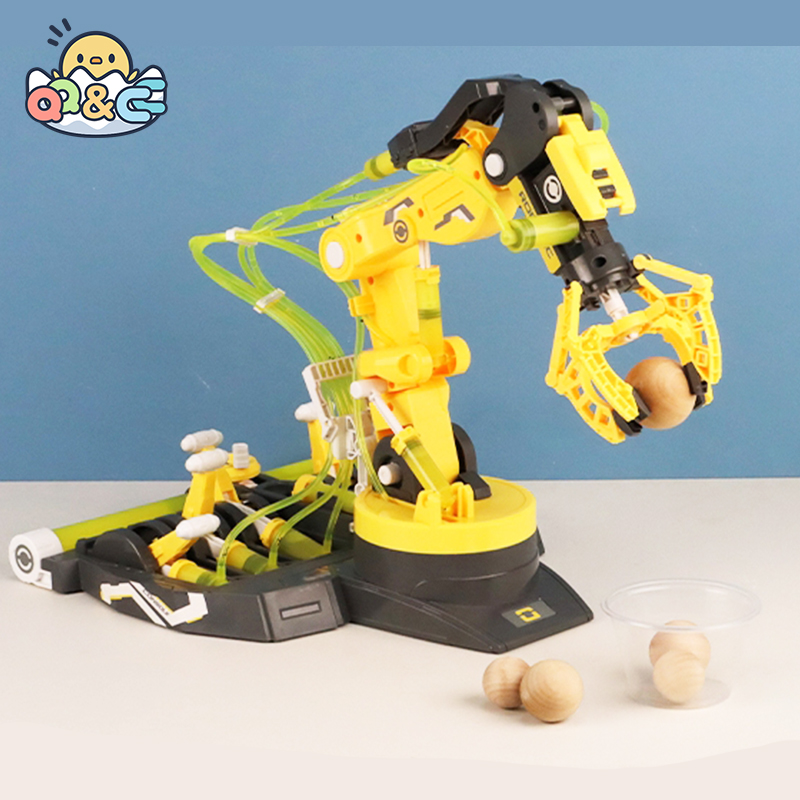Robot Arm Metal - DIY zmontowane hydrauliczne ramię mechaniczne eksperyment