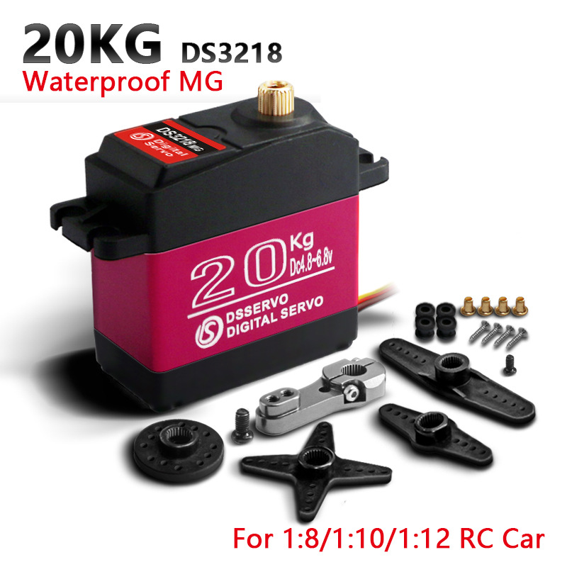 Robot Arm Metal - Dsservo Ds3218Mg 20Kg Metalowy Serwomechanizm Cyfrowy