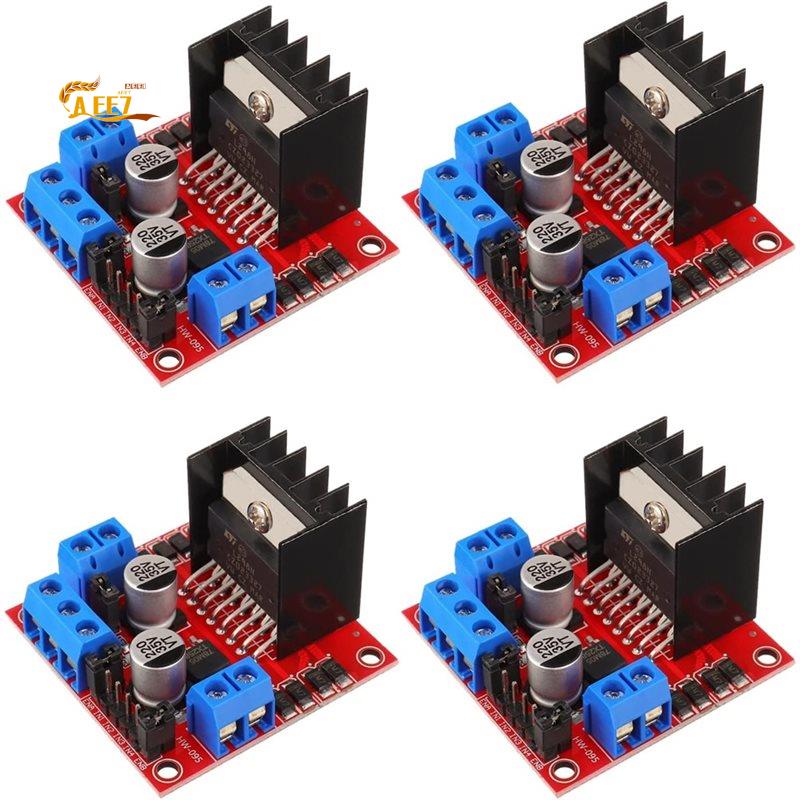 L298N Module - AEE7-4 szt. Moduł sterownika silnika L298N,