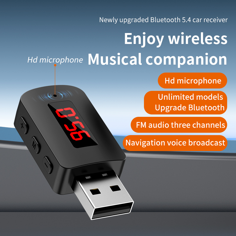 Robot Bluetooth Car - Odbiornik Bluetooth 5.4 Mini USB z