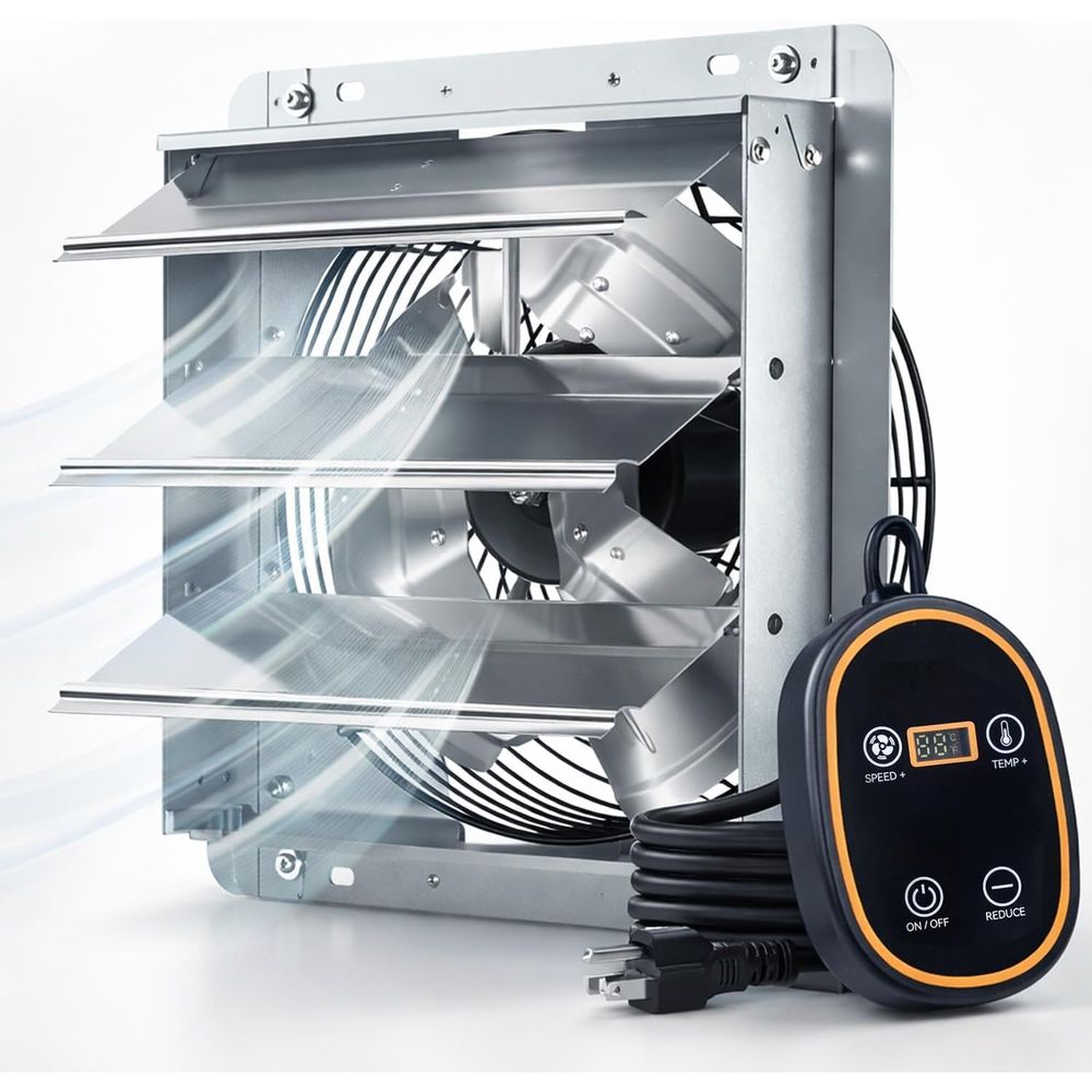 Dc Motor - Inteligentny wentylator wyciągowy 12 cali z