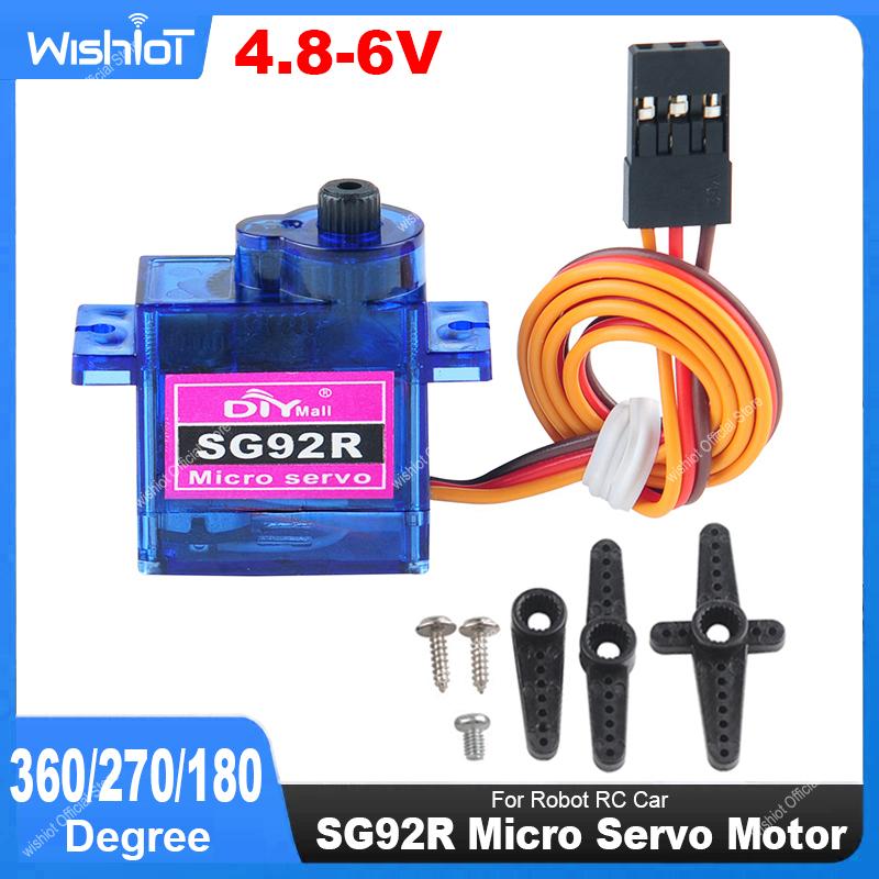 Micro Servo - SG92R mikro serwomotor 4.8-6V 360/270/180 stopni
