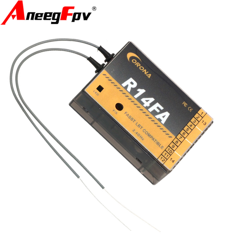 Micro Servo - Odbiornik Corona R14FA 14-kanałowy do modeli