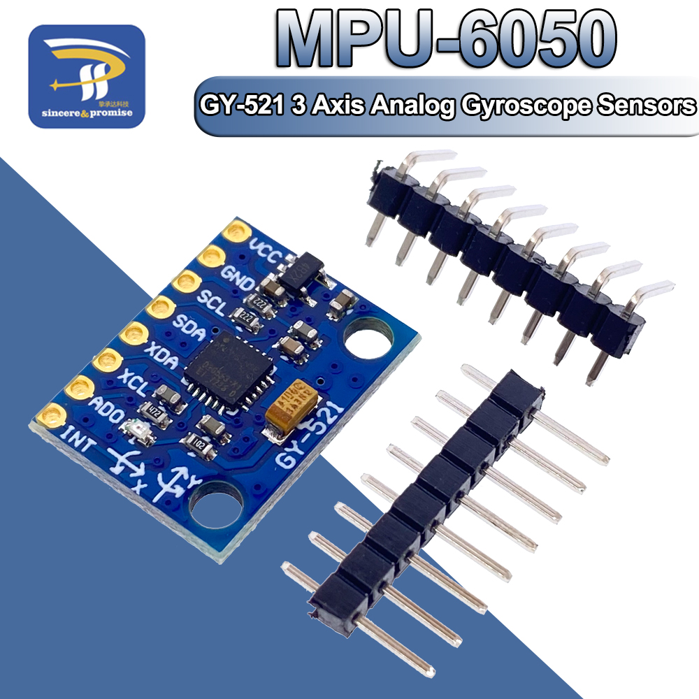 Accelerometer Mpu6050 - 1 zestaw IIC I2C GY-521 MPU-6050