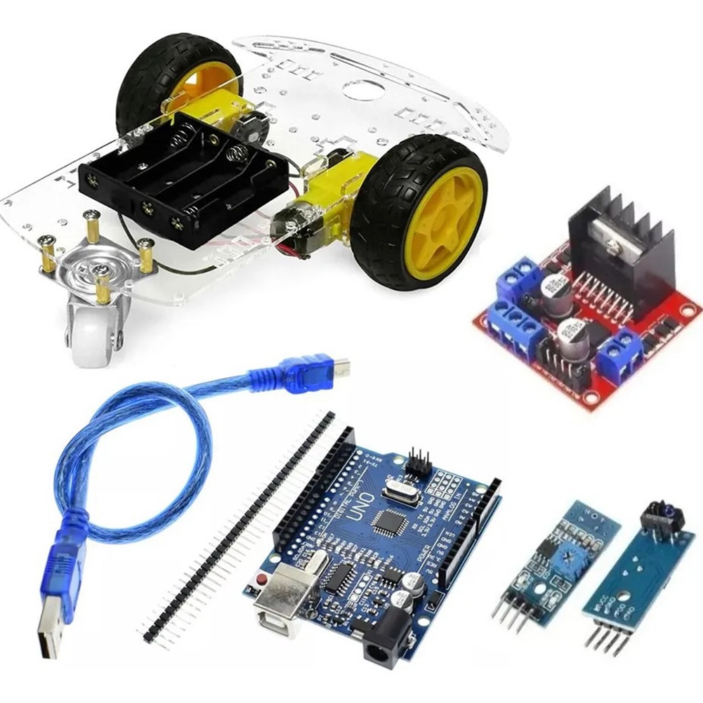 Zestaw CLCU Smart Car 2-Wheel  – L298N Module recenzja i cena