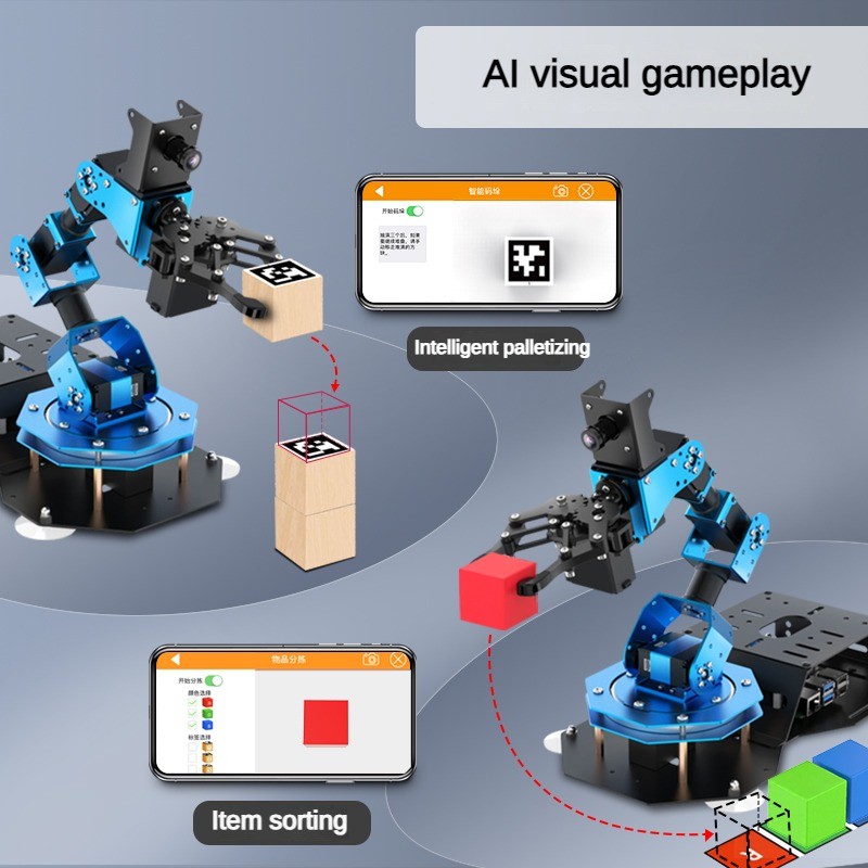 Ramię robota 6 DOF z serwowym  – Robot Arm Kit recenzja i cena