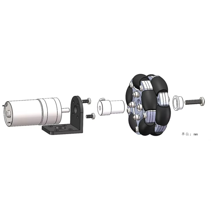 Obciążenie 15 kg, kółko metalo – Robot Wheel recenzja i cena