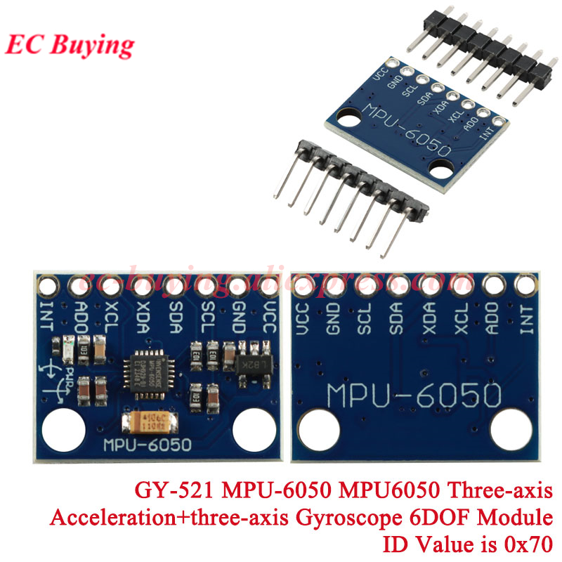 1-10 szt. GY-521 MPU-6050 MPU6 – Accelerometer Mpu6050 recenzja i cena