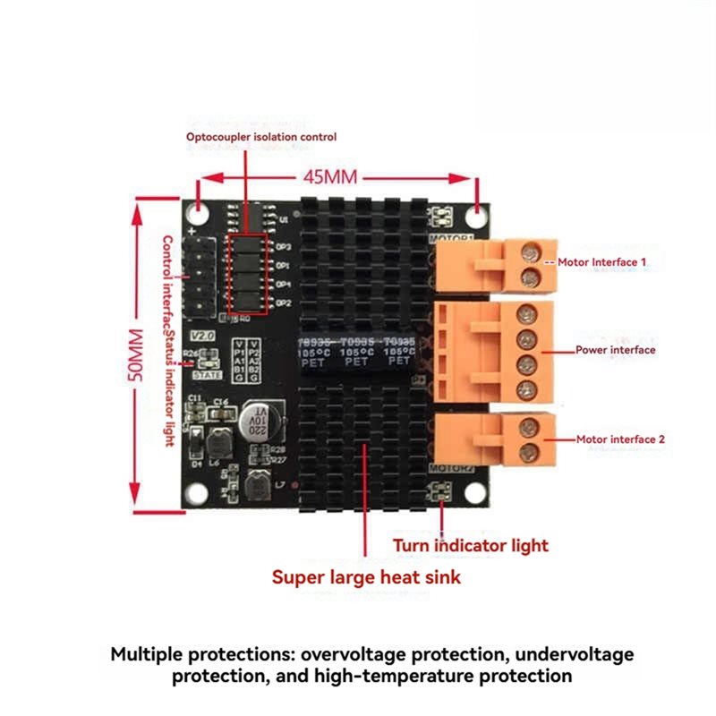 Moduł sterownika silnika szczo – L298N Module recenzja i cena