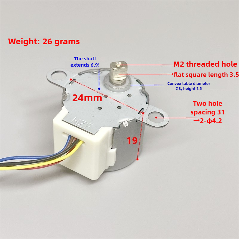 Silnik krokowy 24BYJ48 DC 5V z – Dc Motor recenzja i cena