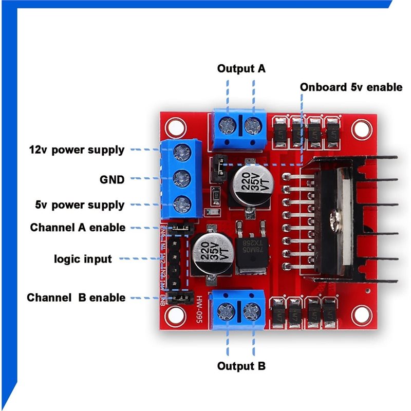 AEE7-4 szt. Moduł sterownika s – L298N Module recenzja i cena