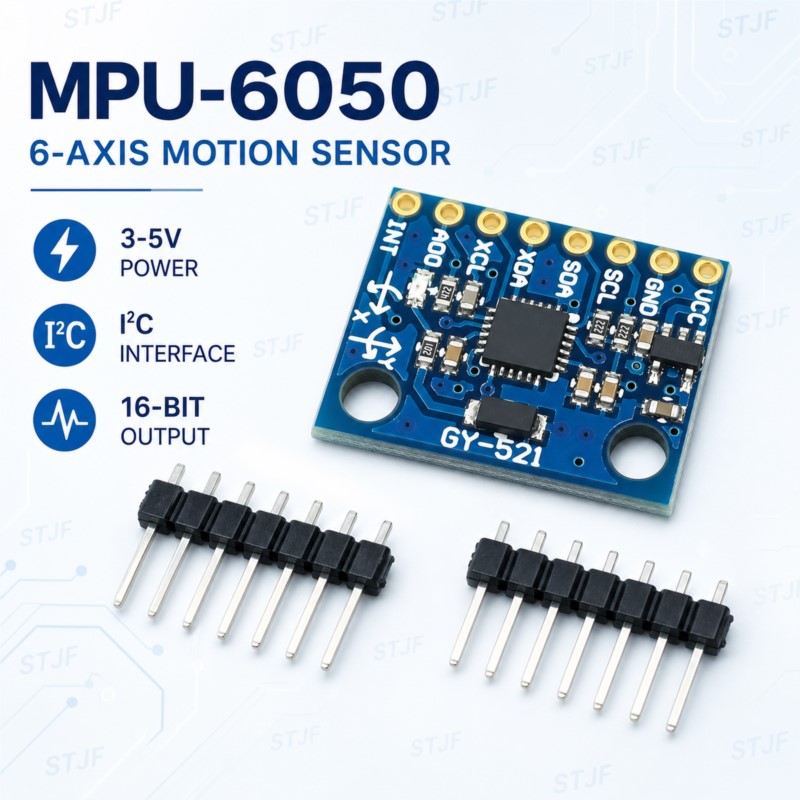 1 SZT./ZESTAW GY-521 MPU-6050  – Accelerometer Mpu6050 recenzja i cena