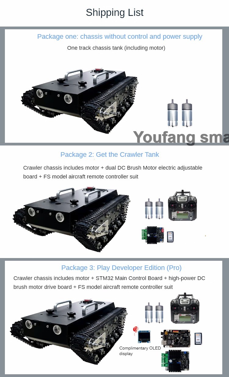 30kg Obciążenie RC Tank Chassi – Tracked Robot Chassis recenzja i cena