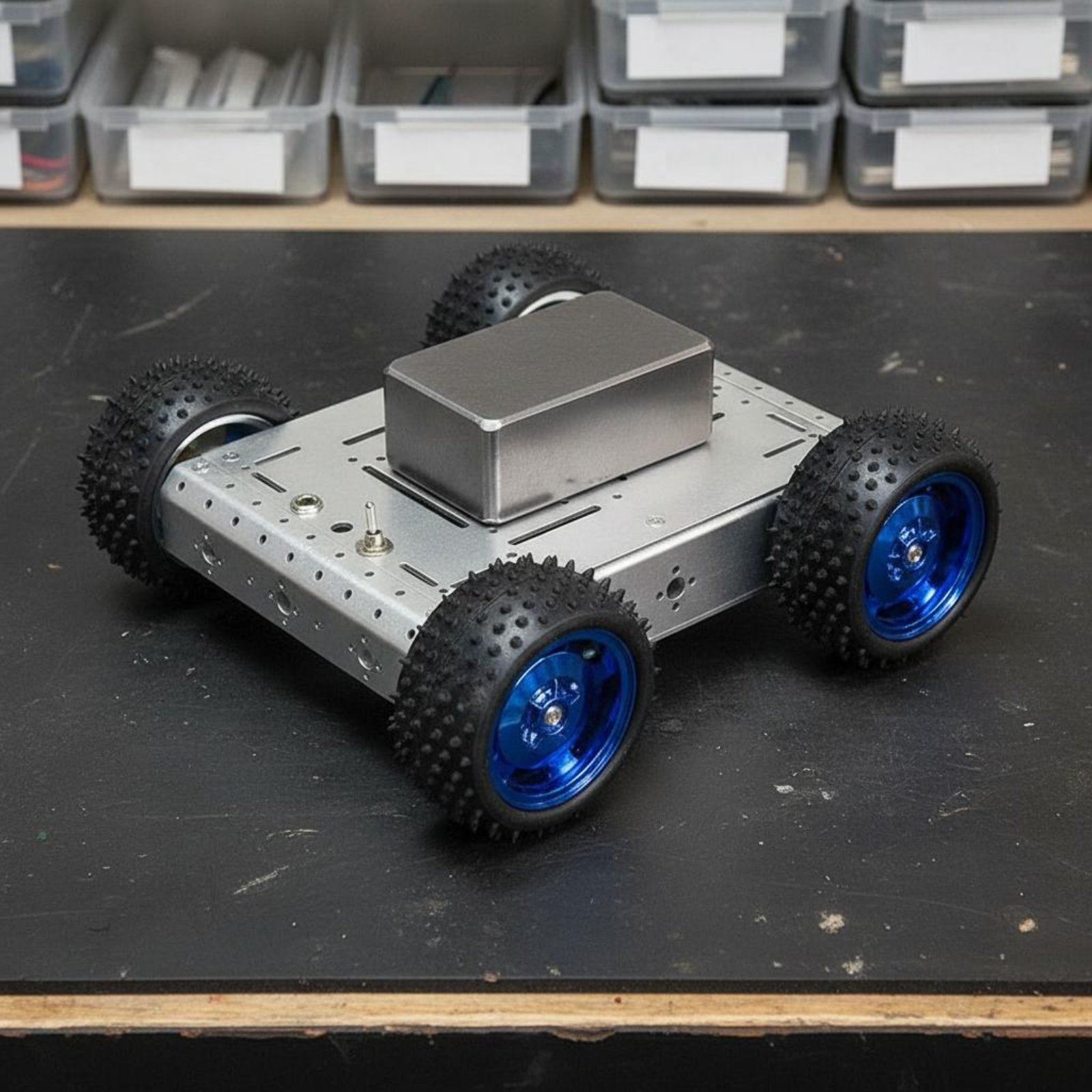 Podwozie inteligentnego samoch – Robot Wheel recenzja i cena