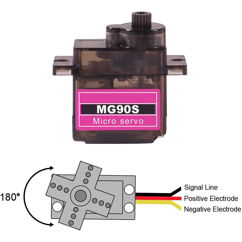 Serwo MG90S 5/10/20/40 szt. Ca – Micro Servo recenzja i cena