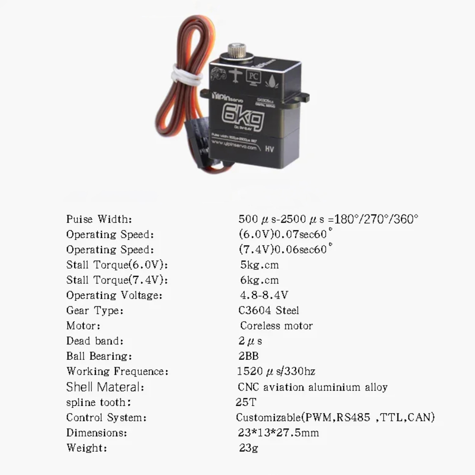 Cyfrowy mikro serwomechanizm G – Micro Servo recenzja i cena