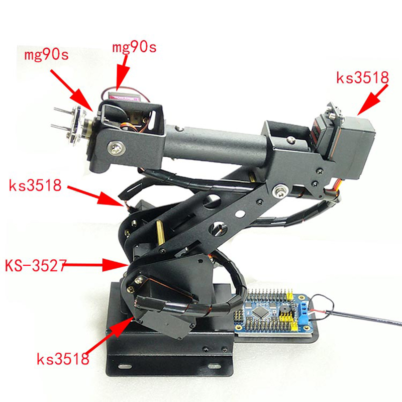 Ramię robota 6 DOF ABB, przemy – Robot Arm Kit recenzja i cena