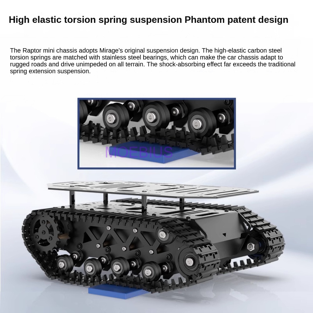 10KG ładunek metalowe podwozie – Tracked Robot Chassis recenzja i cena