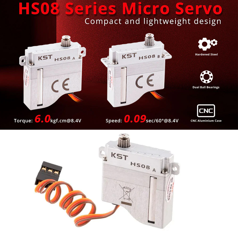 KST HS08A / HS08B HV Cyfrowe M – Micro Servo recenzja i cena