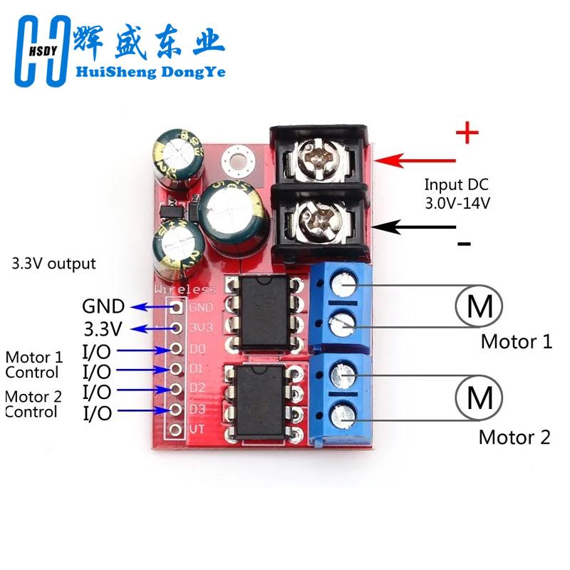H Bridge pilot 5A 3V-14V podwó – L298N Module recenzja i cena